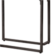 Side End Table- Black Steel Sled Base- 22 Inch