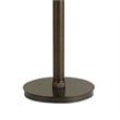 Modern Floor Lamp with Dome Metal Shade- 59 Inch Dark Bronze