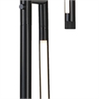 Floor Lamp with Rotating LED Arms and Dimmer- 72 Inch Black