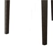 Benjara Wooden Counter Height Table With Marble Top- White and Black