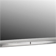 Benjara Lee 38 x 50 Dresser Mirror- Modern LED Light Trim- Silver Hardwood Frame