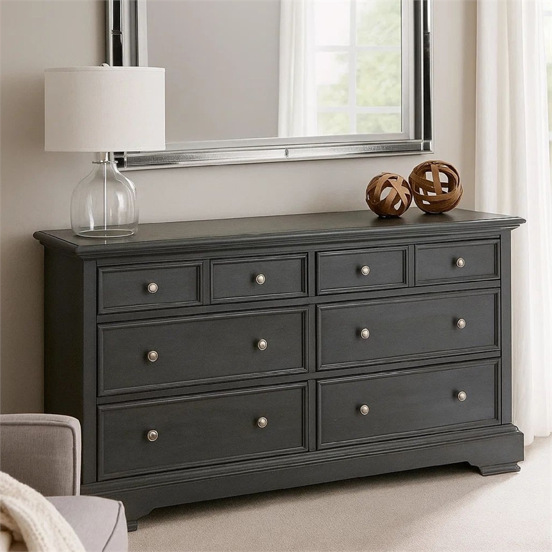 Benjara Lee 38 x 50 Dresser Mirror- Modern LED Light Trim- Silver Hardwood Frame