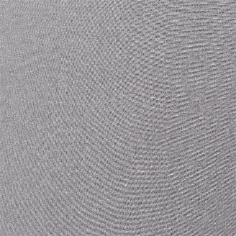 Benjara Shirin Full Size Bed- Wood- Nailhead Trim- Upholstered Headboard- Gray