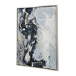 Benjara 36 x 47 Framed Handpainted Wall Art-Rectangular Multicolor Cerulean Seas