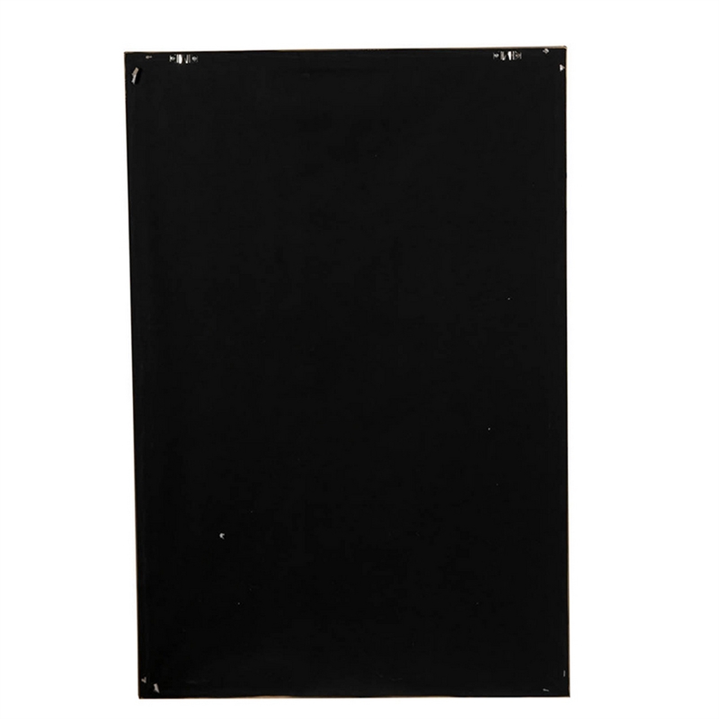 Benjara Nia 32 x 47 Flower Wall Art Decor- Microfiber- Pine Wood- White- Green