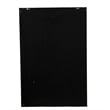 Benjara Nia 32 x 47 Flower Wall Art Decor- Microfiber- Pine Wood- White- Green
