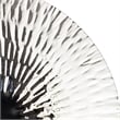 Benjara Set of 3 Decorative Wall Art Discs- Stainless Steel- Shiny Silver Finish