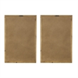 Benjara 24 x 32 Framed Art Print Set of 2- Tree Design- Fir Wood- Green- Brown