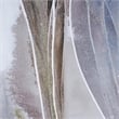 Benjara 20 x 71 Tall Framed Rectangular Oil Paintings Set of 2- White Abstract
