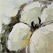 Benjara Rioni 39 x 39 Floral Wall Art Print- Handpainted Abstract Oil Painting