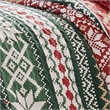Benjara Live 3 Piece Queen Quilt Set with 2 Pillow Shams- Festive Winter Print