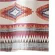 Benjara Pimi 16 x 84 Window Valance- Metallic Grommet- Southwest Print- Bronze
