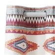 Benjara Pimi 16 x 84 Window Valance- Metallic Grommet- Southwest Print- Bronze