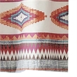 Benjara Pimi 16 x 84 Window Valance- Metallic Grommet- Southwest Print- Bronze