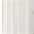 Benjara Xumi 4 PC Window Curtain- 2 Panels with Tie Backs- Antique White Finish