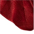 Benjara Ahab 2 Piece Twin Quilt Set with 1 Pillow Sham- Dutch Velvet Face- Red