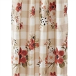 Benjara Lire 4 Piece Window Curtain Panel Set- Floral Print- Modern Multicolor