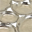 Benjara Jiva 9 Piece Decorative Bowl Set- Irregular Shaped Design- Silver Metal