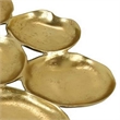 Benjara Jiva 9 Piece Decorative Bowl Set- Irregular Shaped Design- Gold Metal