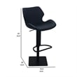 Benjara Barstool Chair- Adjustable 21-31