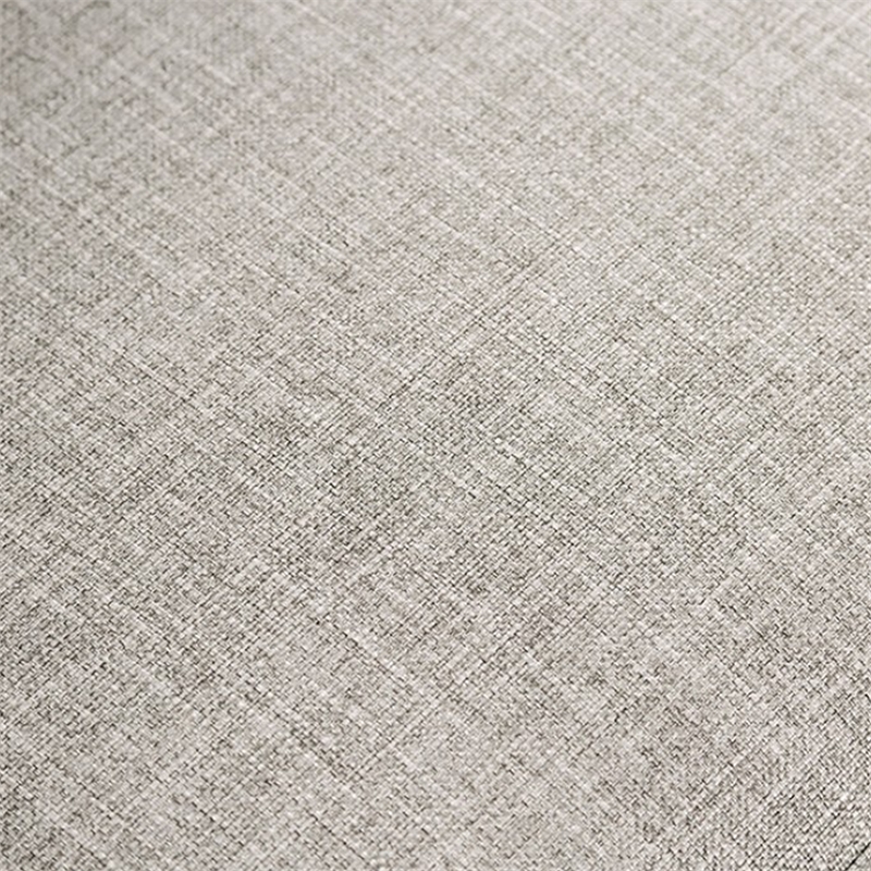 Benjara Kevin Loveseat- Gray Chenille- Modern Track Arms- Solid Wood- 65 Inch