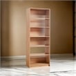 Benjara Dee Modular Closet System- 5 Tier Storage Shelves- Oak Brown Wood