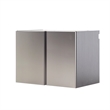 Benjara Osy Wall Mounted Storage Garage Cabinet- 2 Shelves- Double Door- Gray