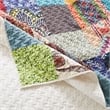 Benjara Lily 3pc King Quilt and Pillow Sham Set- Assorted Patchwork- Multicolor