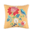 Benjara Ello 2pc Decorative Throw Pillows - Canvas Floral Print Multicolor