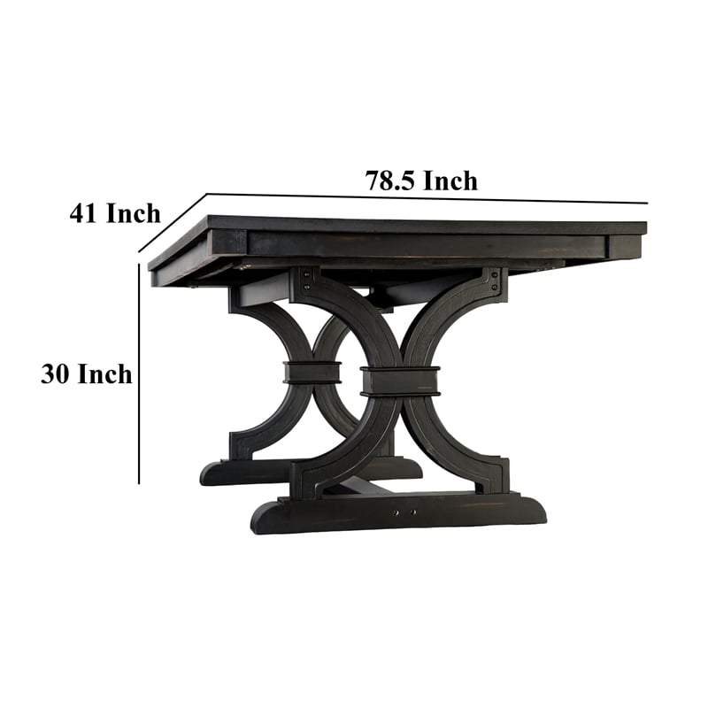 Benjara Luke Dining Table- 79