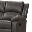 Benjara Lizzy Sofa- Manual Reclining- Pillow Arms- 82