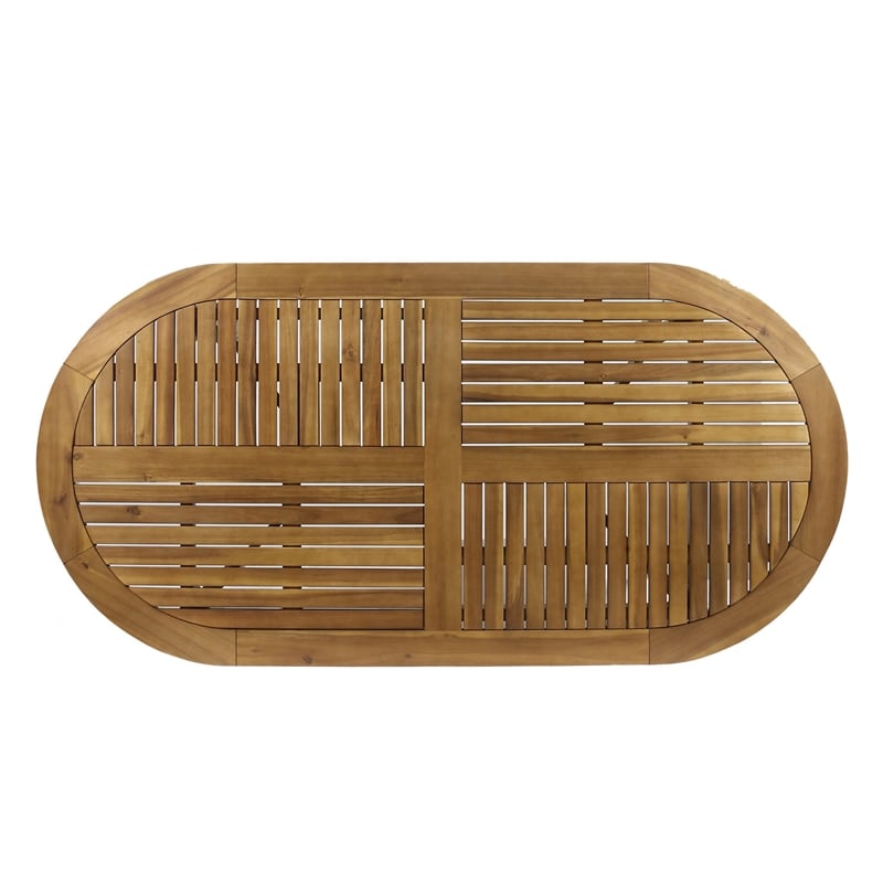 Benjara Outdoor Dining Table- 70