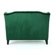Benjara Lanny Loveseat Settee- Wingback Bench 50