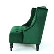 Benjara Lanny Loveseat Settee- Wingback Bench 50