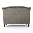 Benjara Lanny Loveseat Settee- Wingback Bench 50