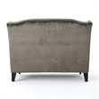 Benjara Lanny Loveseat Settee- Wingback Bench 50