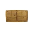 Benjara Outdoor Rectangular Coffee Table - Natural Brown
