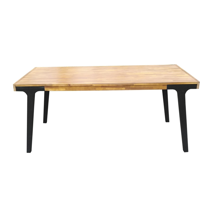 Benjara Sheldon Outdoor Dining Table- Rectangular 69
