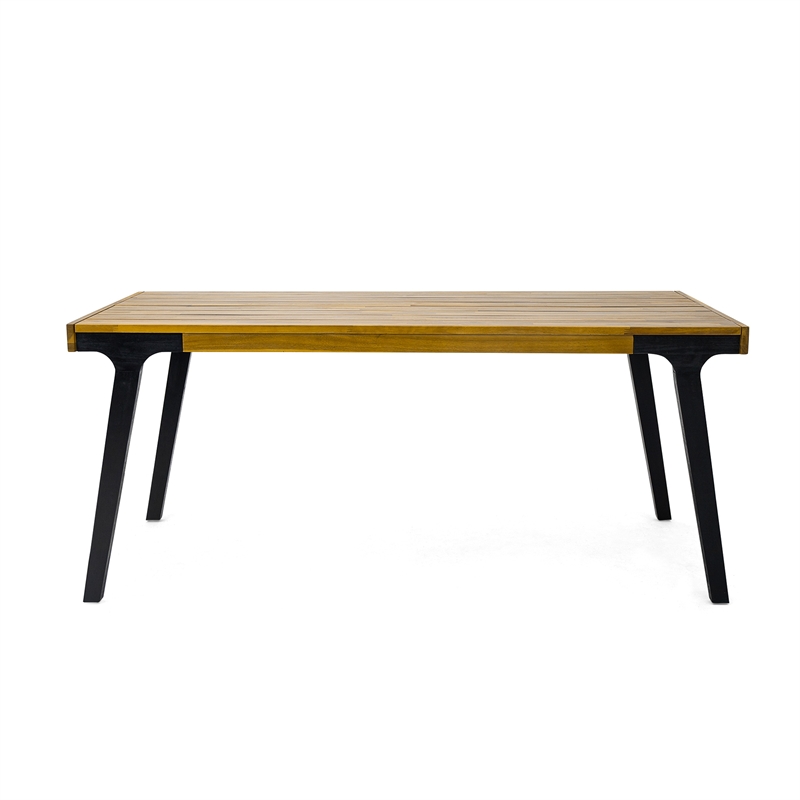 Benjara Sheldon Outdoor Dining Table- Rectangular 69