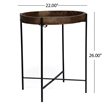 Benjara Peo Modern Side End Table- 22