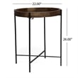 Benjara Peo Modern Side End Table- 22