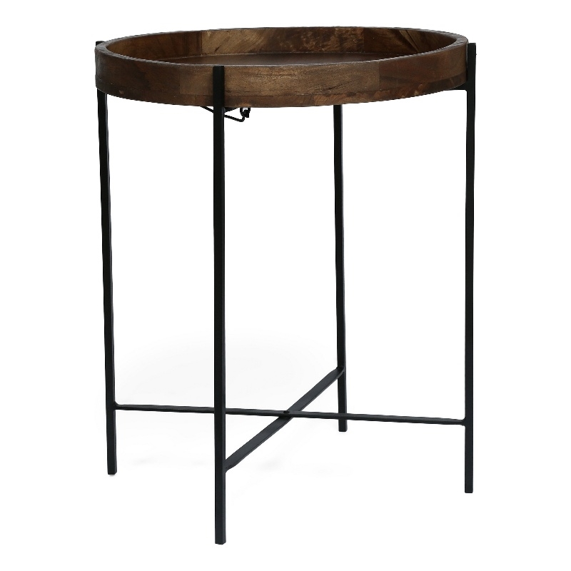 Benjara Peo Modern Side End Table- 22