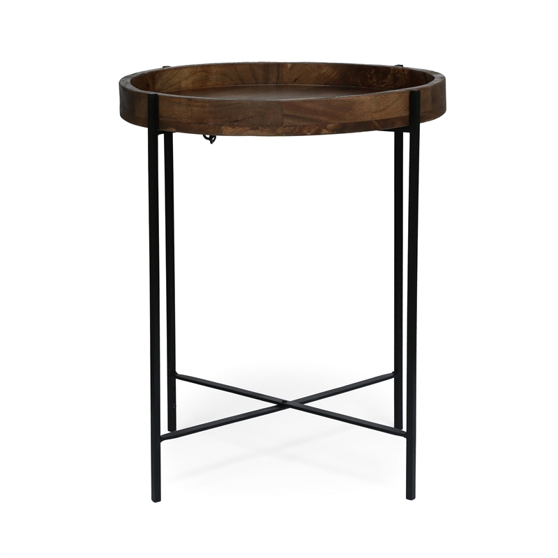 Benjara Peo Modern Side End Table- 22