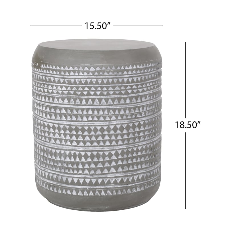 Benjara Outdoor End Table- 16