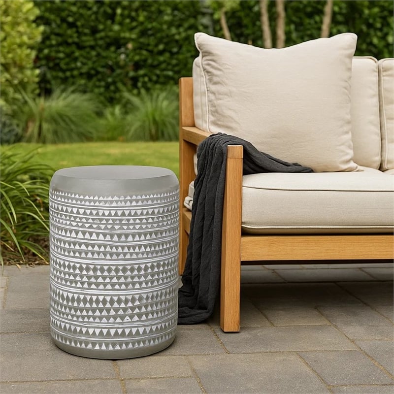Benjara Outdoor End Table- 16