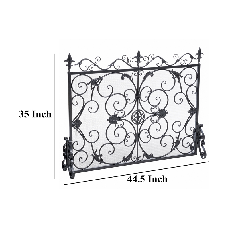 Benjara Fireplace Screen- 45