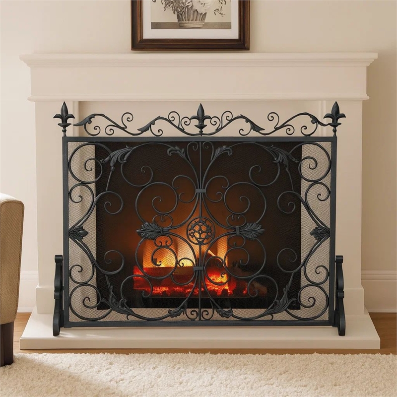 Benjara Fireplace Screen- 45
