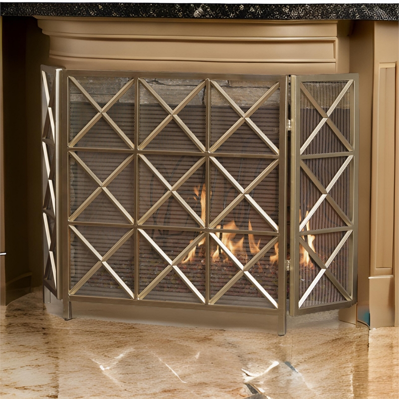 Benjara Fireplace Screen-49