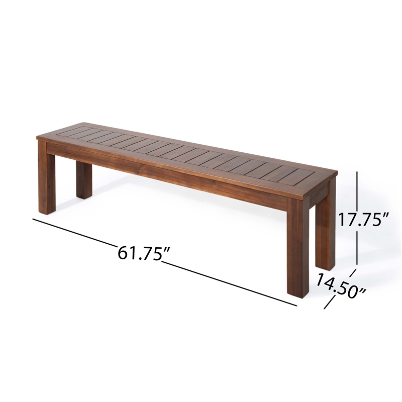 Benjara Feya Outdoor Bench Set of 2- 62