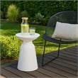 Benjara Suma Outdoor End Table- Round 15